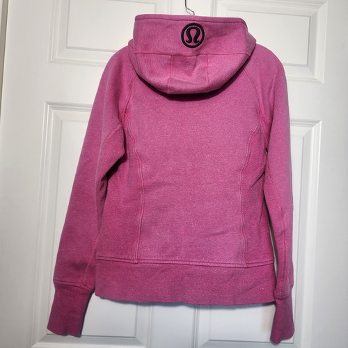 Suéter con Capucha de Buceo Cremallera Completa Lululemon Para Mujer Talla 6 Rosa Brillante Activo. - Imagen 3 de 8