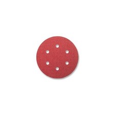 BOSCH - 2608605717 - SANDING DISC 150MM 6 HOLES VECRO 60 , PACK OF 5 2.54 per disc