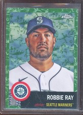 Robbie Ray 2022 Topps Chrome Platinum Toile White/Green Refractor #326 (92/99)