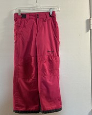 ARCTIX Girls Pink/ Grey Winter Warm Insulated Snow Pants Size S/P Black
