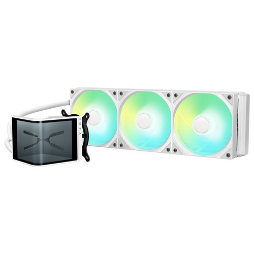 TRYX PANORAMA SE ARGB 360 WHITE Liquid Cooler 6.67-lnch AMOLED Screen - Afbeelding 2 van 9