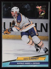 1992-93 Fleer Ultra #13 Keith Carney Rookie Buffalo Sabres NM