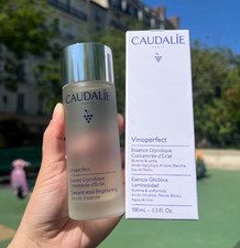 NIB 100 Authentic Caudalie Vinoperfect Brightening Glycolic Essence,3.4oz/100mL
