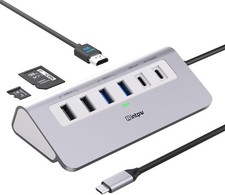 9-in-1 USB-C Hub, Multiport Adapter with 4K HDMI, PD 100W  Card Reader