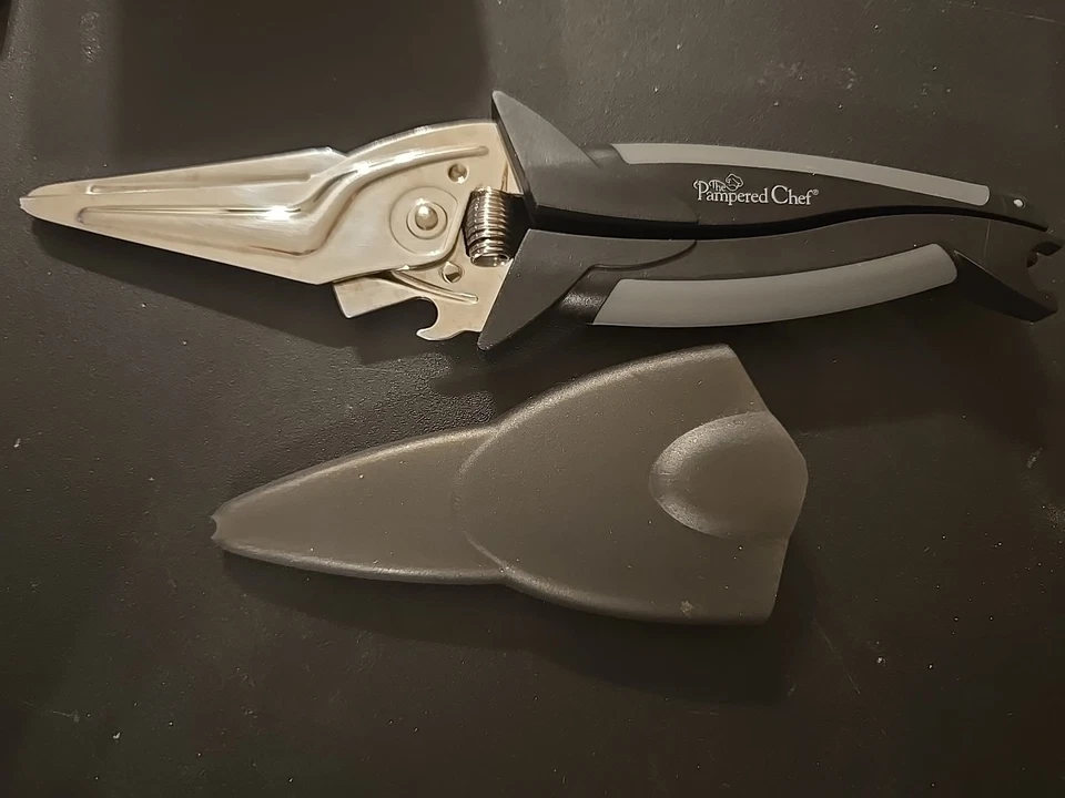 Tijeras profesionales Pampered Chef 1088 con funda cocina tijeras multiusos Foto 3 de 4