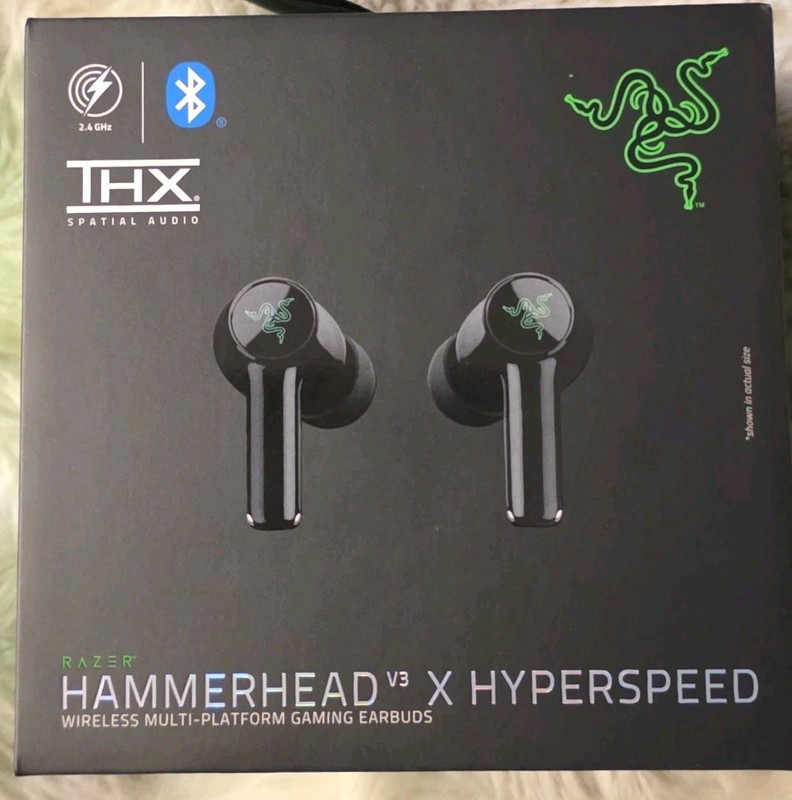 Razer - Hammerhead V3 X HyperSpeed Wireless MultiPlatform In-Ear Gaming Earb...