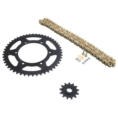 1990-1998 fits Suzuki RMX250 Gold O Ring Chain & Sprocket Black 13/50 520-114L