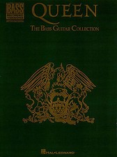 Queen Bass Guitar Collection Tab Intermediate Sheet Music Lyrics Song Book