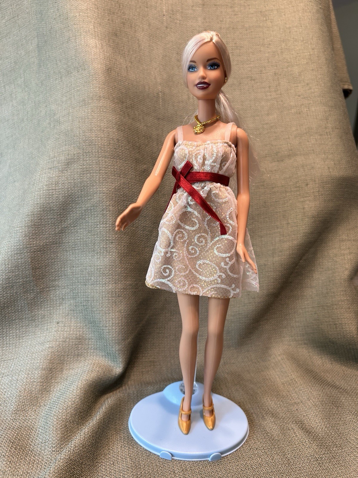 2008 Holiday Sparkle Barbie  Mattel #M3531 Pre-owned Authentic