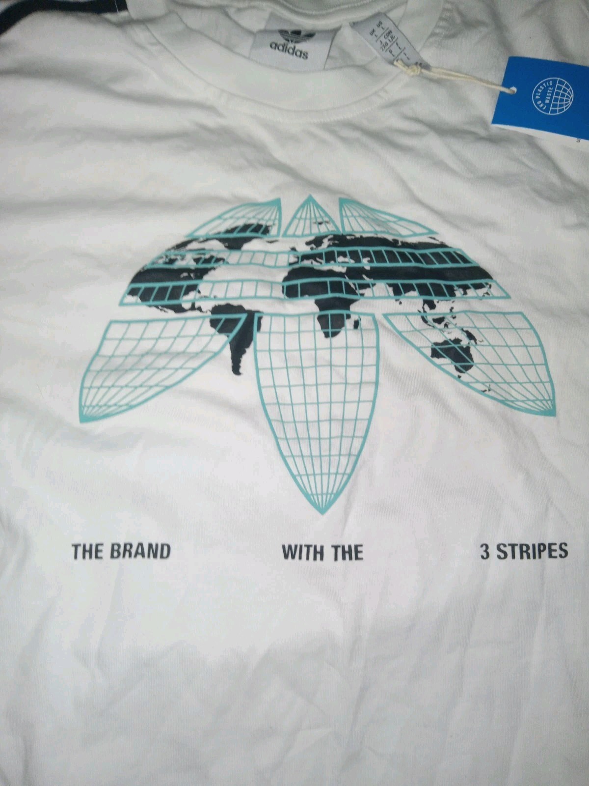 NEW Adidas Originals Large Crewneck T-Shirt Ultra Casual Fashion Sport Street thumbnail 13