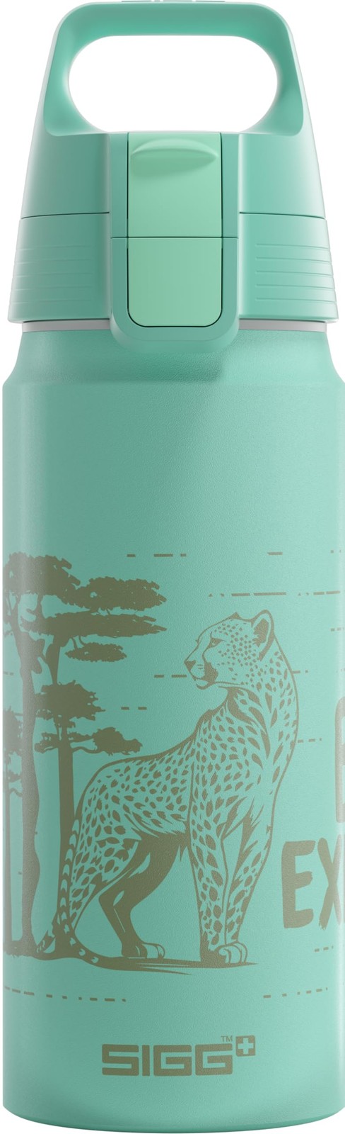 - Aluminium Children's Drinking Bottle - WMB Brave Cheetah -
