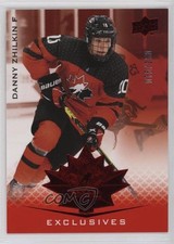 2021 Upper Deck Team Canada Juniors Exclusives 75/250 Danny Zhilkin #26 e9p