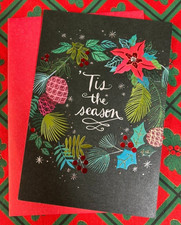 Hallmark Christmas Card with Envelope 'Tis The Season