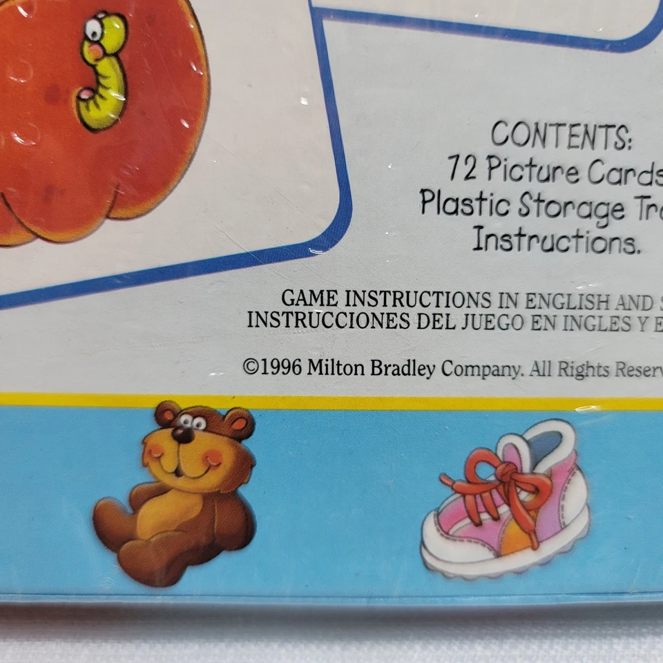 Vintage 1996 Original Memory Game MB Milton Bradley Company Sealed BRAND NEW - Image 3 of 4