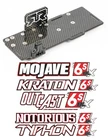 CARBON FIBER BATTERY TRAY AR320351 FOR ARRMA 1/7 MOJAVE 1/8 KRATON NOTORIOUS 6S