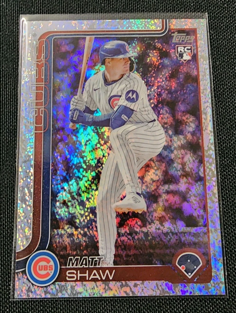 Matt Shaw 2025 Topps Update Holo Foil RC Cubs #US200