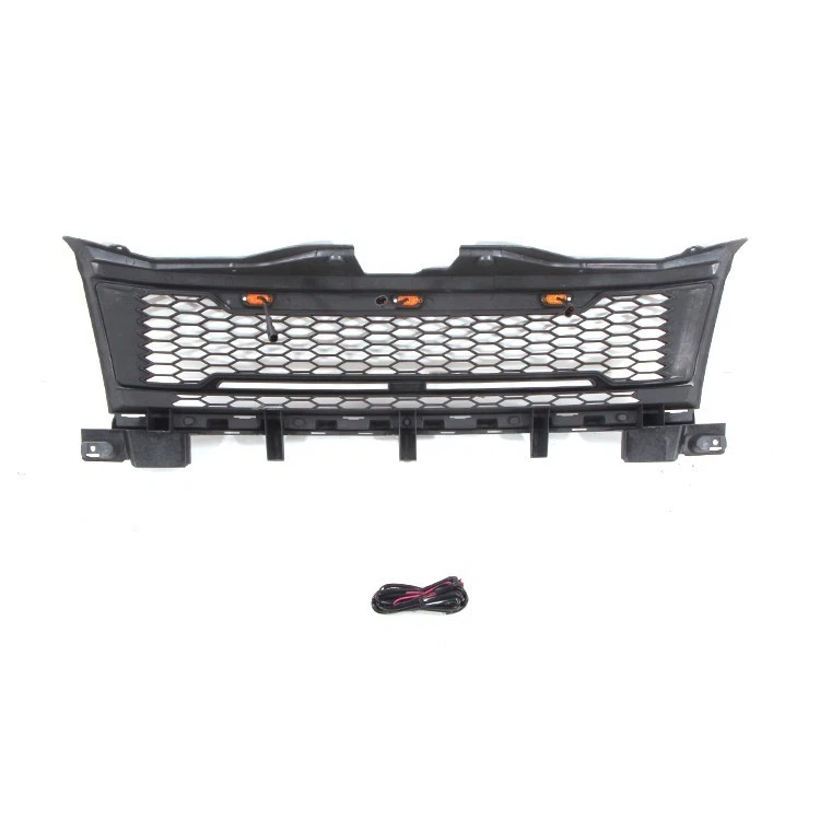 Rejilla delantera negra apta para Ford EDGE 2007-2010 con luz LED Foto 4 de 4