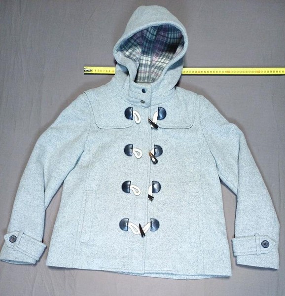 Women Hobbs Coat Grey Polyester 36