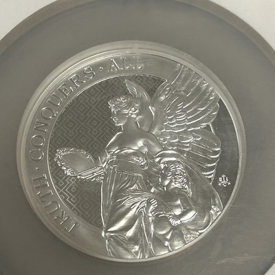 2022 U.K. 5 Pound St. Helena Silver Queen's Virtues Truth .999 5