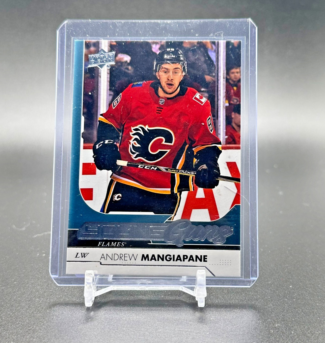 2017-18 Upper Deck Series 2 Andrew Mangiapane Young Guns Rookie #497 Flames