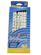 PAPER MATE Lot of 22 Pencils Black & White Cows & Dairy Milk Theme Original Box