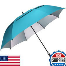 G4Free 68 inch Oversize Windproof Automatic Open Golf umbrella Double Canopy Ven