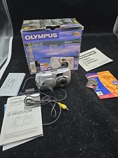 Olympus D460 1.3MP Camera W/ Media, CD, Manuals and Data Cable in Original Box