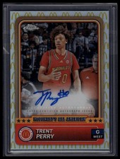 2024 Topps Chrome McDonald's Trent Perry Action Shots Auto McDonald´s Logo /75