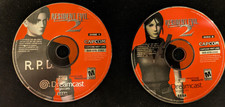 Capcom Resident Evil 2 (Sega Dreamcast) Discs Only 1 & 2 No Case - Tested