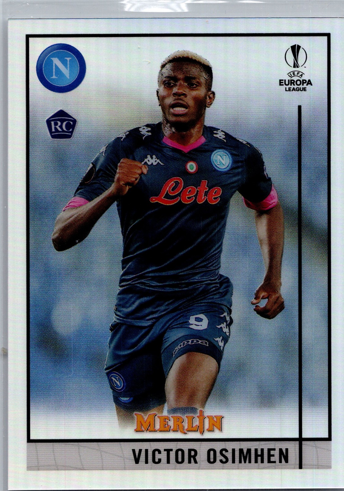 2020-21 Merlin Chrome UEFA Champions League #59 Victor Osimhen Refractor