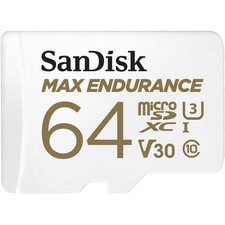 SanDisk MAX ENDURANCE 64 GB Class 10/UHS-I U3 microSDHC 1 SDSQQVR064GAN6IA