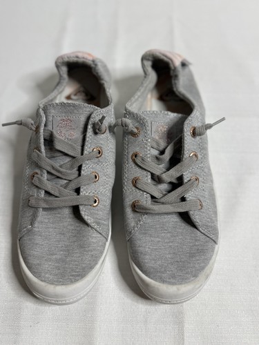 Roxy Bayshore Plus Lace Up Sneakers women’s Shoes Gray Sz:10