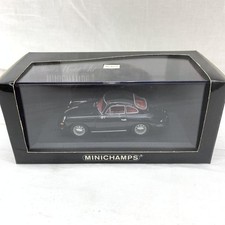 MINICHAMPS 1/43 Porsche 356 Carrera 2 Black Diecast Model Car Used