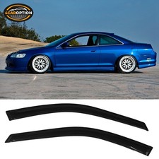Fits 98-02 Honda Accord 2-door Coupe Window Visors Rain Sun Guard Vent 2pc Set