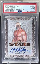 Hulk Hogan 2020 Leaf Ultimate Stars Autograph Card PSA 9 WWE Wrestling
