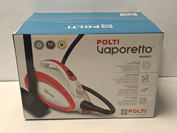 Polti Handy 20 Dampfreiniger 1500W 3.5 Bar Weiß Rot_4,7_5-image