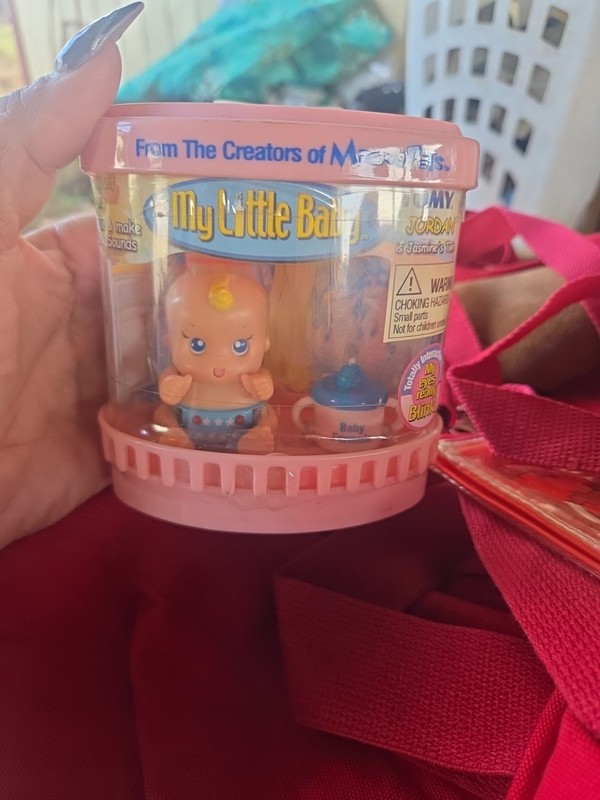 Rare Tomy My Little Baby Doll Interactive Figures Jordan Jasmins Twin New