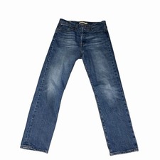 Levi's Premium Wedgie Straight Jeans Women  s Size 27 X 28 Stretch Button Fly