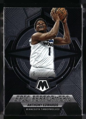 Anthony Edwards 2022-23 Panini Mosaic #16 Epic Performers Minnesota Timberwolves