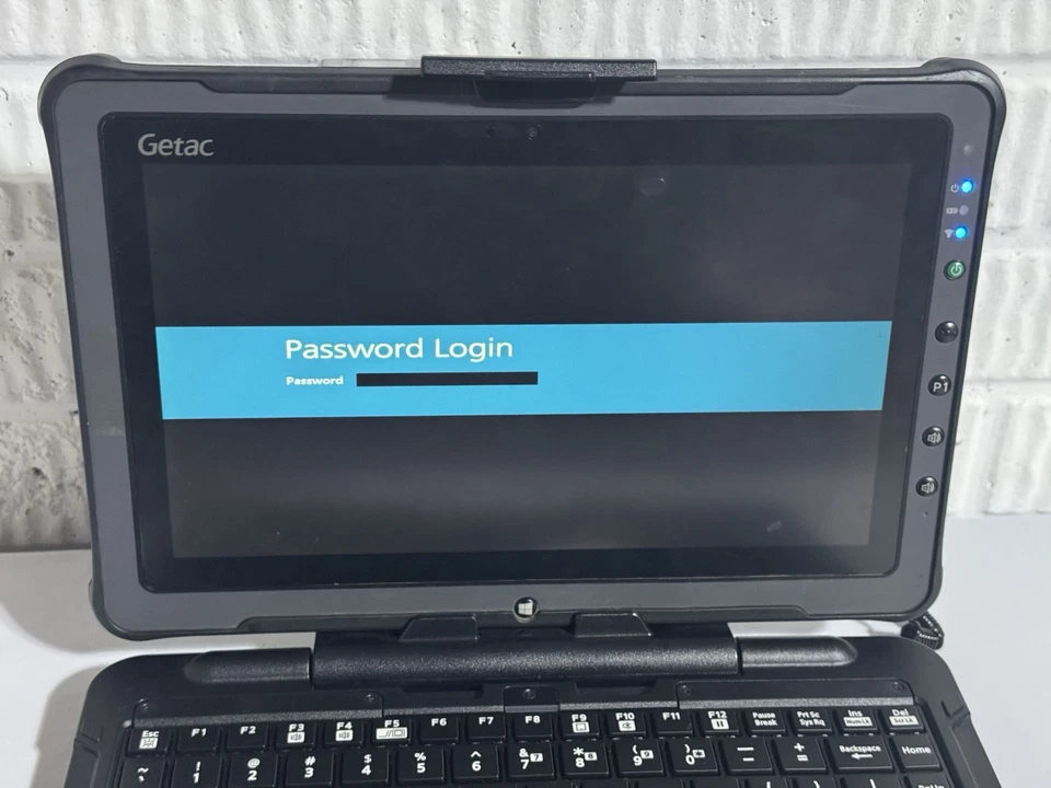 Getac F110 G1 Ruggedized Touchscreen Tablet GPS i7/4GB/256GB Win 10 BIOS Locked - Image 3 of 4
