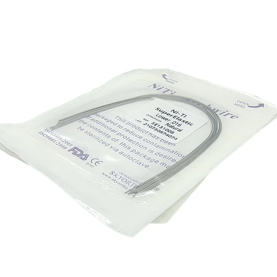 Dental Orthodontic Niti Arch Wire Super Elastic Natural Nature Form Round - Image 2 of 4