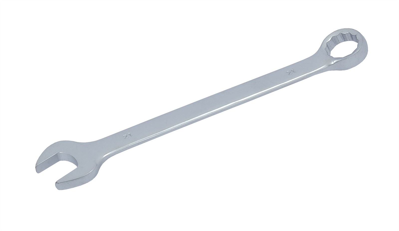 21mm Metric Combination Spanner Satin Finish Open End Ring End - Image 3
