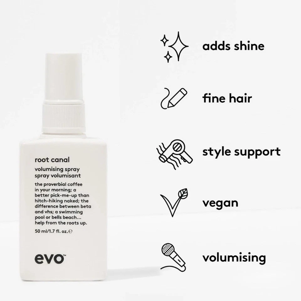 Спрей для увеличения объема корневого канала EVO 50 мл, для наращивания тела, блеска, текстуры для тонких волос - Изображение 3 из 4