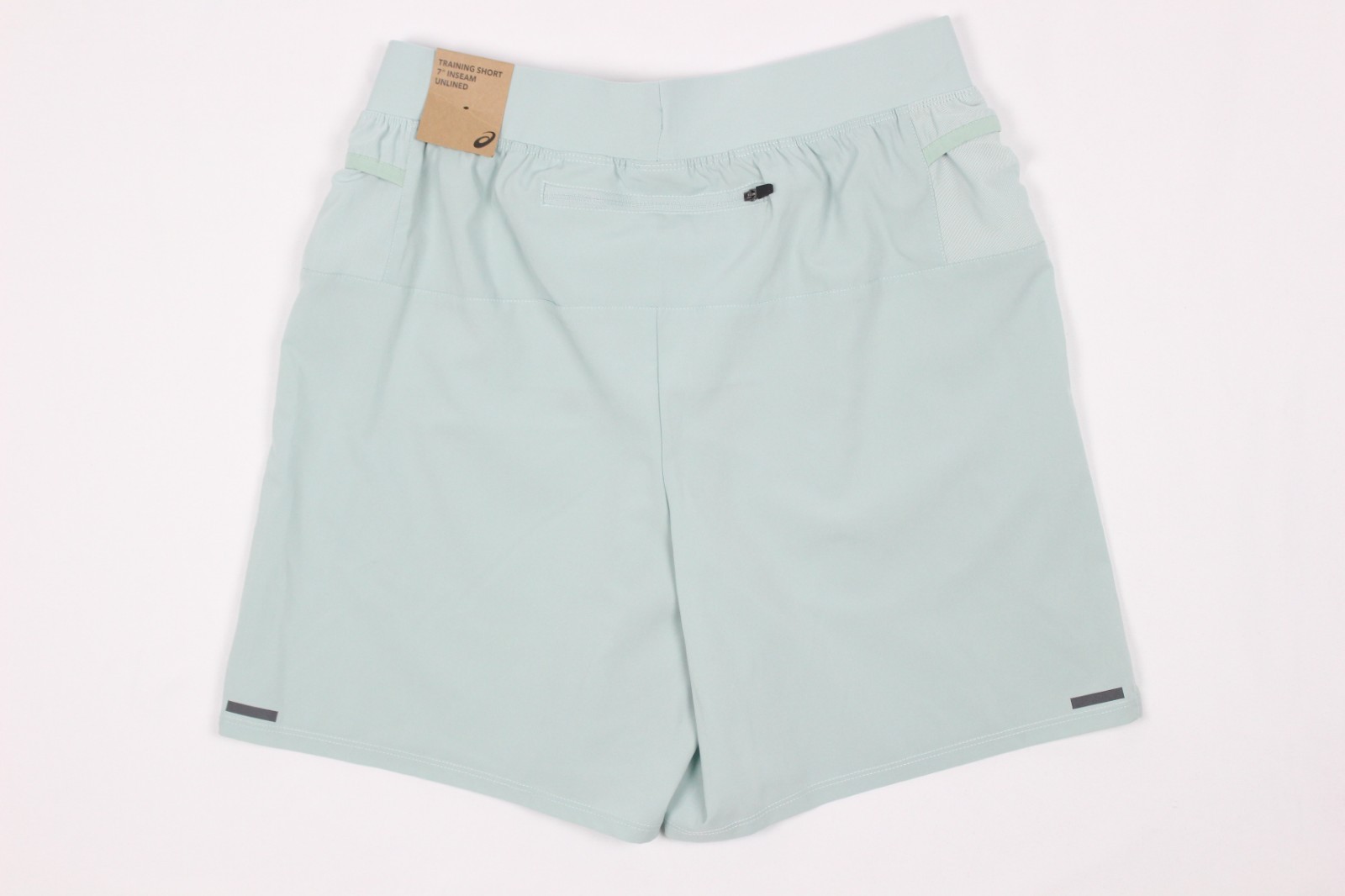 Asics Men's 7" Woven Stretch Shorts Running Gym S Small Blue Reflective Unlined thumbnail 2