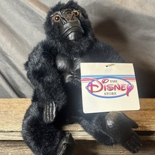 Vintage Disney Store Mighty Joe Young Gorilla Beanie Plush NWT 8in Bean Bag