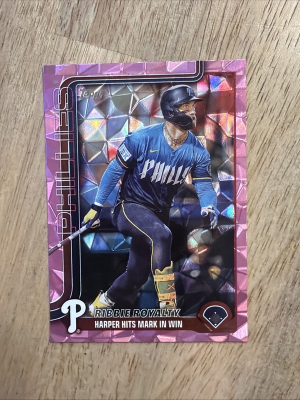 Bryce Harper 2025 Topps Update Series Season Highlights #US184 Pink Phillies