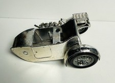 Vintage Matchbox Lesney Models of Yesteryear 1914 Sunbeam Motorcycle & Sidecar