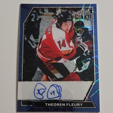 Leaf Metal Autograph Theoren Fleury Calgary Flames 2026 BA-TF1 1/5