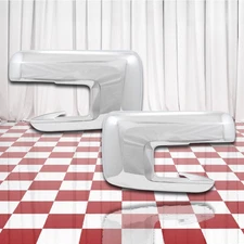 Chrome Mirror Covers for 2021-2025 Ford F-150 w/o Turn Signal [2pc]