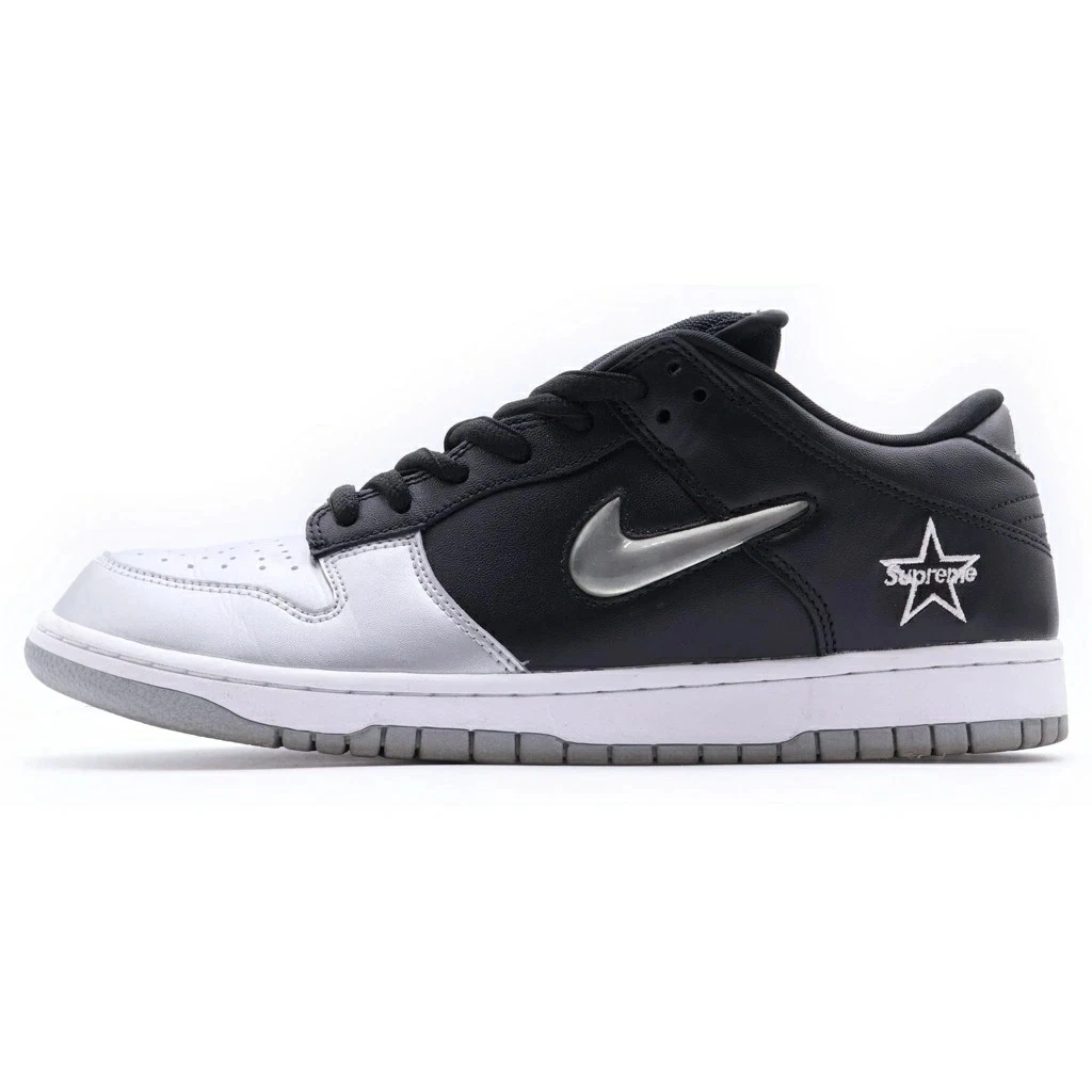 Nike Supreme x Dunk SB QS Low Metallic Silver | eBay